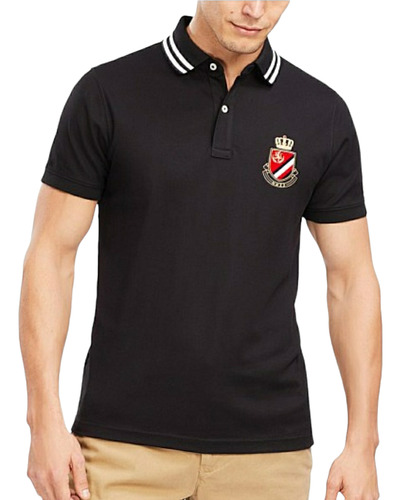 Playera Tommy Hilfiger Tipo Polo Mod Cny Tipped D3