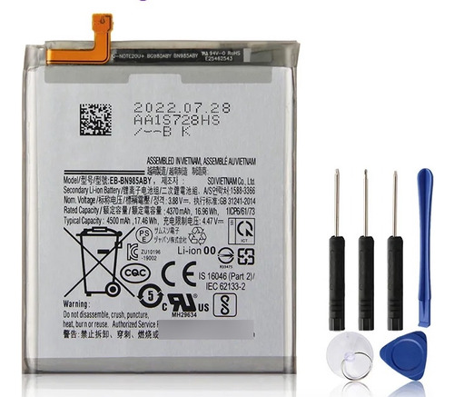 Bateria Nueva + Kit Herramientas Para Samsung Note 20 Ultra