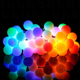 Serie Navideña De Leds En Forma De Miniesferas, Colores, 4m.