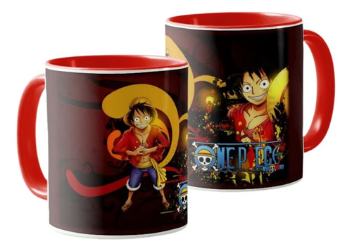 Mug One Piece El Rey De Los Piratas Taza Ceramica 11onz