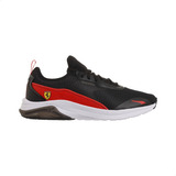 Tenis Puma Scuderia Ferrari Electron E Adp Color Negro/rojo - Adulto 30 Mx