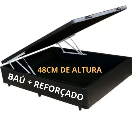  Cama Box Baú Casal 30cm Prof. Exclusive  Luxo