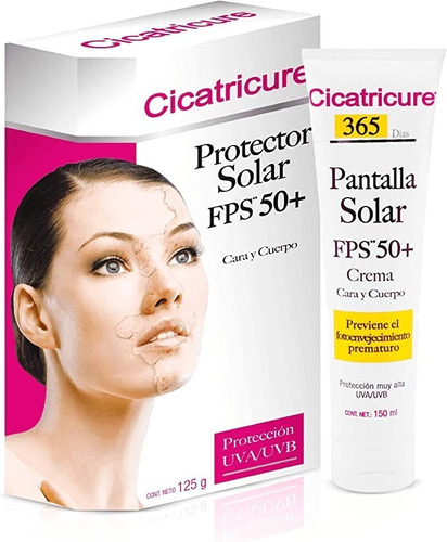 Cicatricure Protector Solar Cara Y Cuerpo 125ml Fps 50