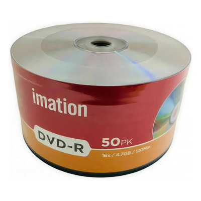 Dvd Dvd-r Imation 16x 4.7gb 120min 50 Piezas Facturado | MercadoLibre