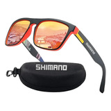 Gafas O Lentes De Sol Shimano Polarizado Rojo Original Uv400