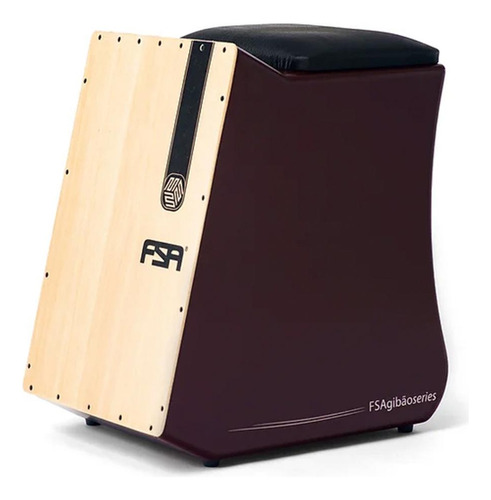 Cajon Elétrico Fsa Gibão Series Fgb 6502 - Vinho Fgb6502