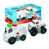 Set De Emergencias Ambulancia Camion Duravit Juego Niños