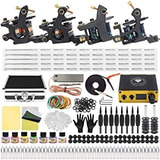 Máquina De Tatuaje Completo Kit De Tatuaje 4pcs Bobina T Btm