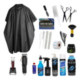 Kit Insumos Barberia Estetica + Detailer Y Senior Cordless