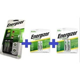 Cargador Energizer Maxi Con Recargables Aa Y Aaa Kit Combo