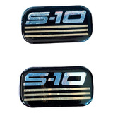 Par Emblemas S10 Chevrolet Laterales 