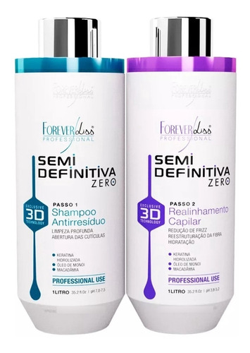 Realinhamento Semi Definitiva Zero Sem Formol Forever Liss