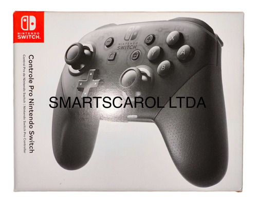 Controle Nintendo Switch Pro Controller Original Lacrado