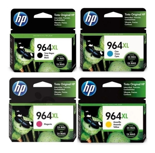 Combo Cartuchos Hp 964xl Negro + Colores Oferta Envios Grati