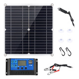 Kit De Paneles Solares Flexibles De 20 W Con Controlador De