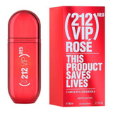 Perfume 212 Vip Rosé Red De Carolina Herrera Edp Dama 80ml