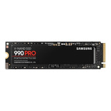 Ssd Samsung 990 Pro M.2 2280 Nvme De 1tb Interface: Pcie Gen 4.0 X4 Leitura Sequencial Até 7.450 Mb/s ,gravação Sequencial Até 6.900 Mb/s Cor Preto