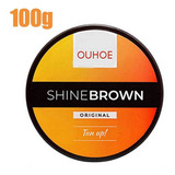 Creme Bronzeador Marrom Brilhante Para Proteção Da Pele