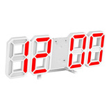 Reloj Digital Led Moderno, Reloj De Pared Electrónico 3d, Lu