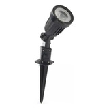 Lampara Estaca Jardin Led Jabalina 5w Exterior Luz Calida Color Negro