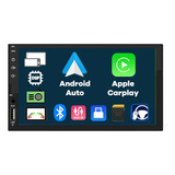 Estereo Doble Din Pantalla 7'' Bt Usb Mirrolink Carplay