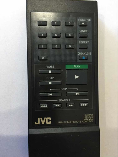 Control Remoto Rm-sx440 Para Cd Player Jvc- Xlv440 - Xlv330