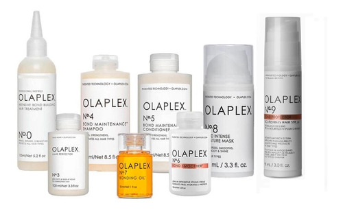 Kit Olaplex 0,3,4,5,6,7,8,9 - mL a $7757