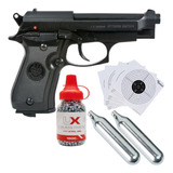 Pistola Beretta M84fs Blowback Bbs .177 Negro Xchws C