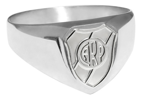 Anillo Sello Escudo River Plata 925 Carp La Banda Fútbol