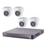 Camara Seguridad Kit Hikvision Dvr 16ch + 4 Bull 1mp + Cable