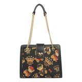 Bolso Satchel Con Estampado De Tapiz Van Gogh Bear V015