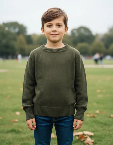 Abrigo Y Kids Para Niños Y Niñas, Suéter De Punto De Color L