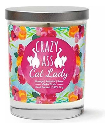 Vela Crazy Cat Lady - Vela Linda Para Gatos Crazy Cat L