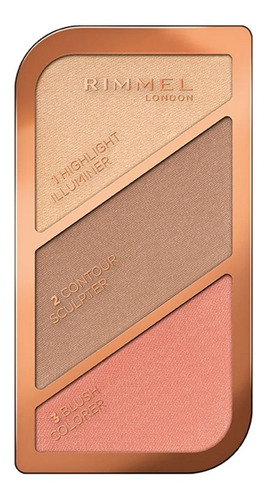 Paleta Maquillaje Iluminadora Kate Sculpting Pallette Rimmel