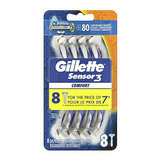 Gillette Sensor3 máquinas De Afeitar Desechables 8 Pz