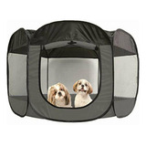 Furhaven Pet Playpen Mesh Open-air Dog Gray, X-large