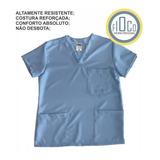 Camisa Cirúrgica Scrub Feminino - Azul Bebe