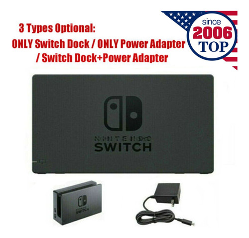Nintendo Switch Charging Dock Station Ac Power Adapter C Aab
