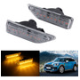 Angrong Conjunto Luz Intermitente Led Ambar Para Mini Cooper MINI Cooper