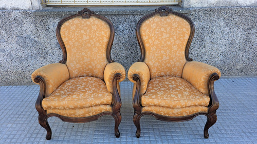 Sillones Francés Luis Xv Antiguo 