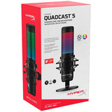 Micrófono Streamer Hyperx Quadcast S Rgb