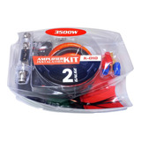 Kit Cables Para Potencia 2 Gauge 3500w Pro K010