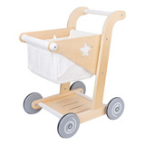 Carrito De Compras De Juego De Simulación De Madera,