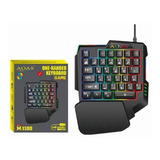 Teclado Gamer Uma Mão One-handed Keyboard Semi Mecânico 