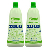 Kit 2 Removedor De Esmalte Zulu Erva Doce 500ml