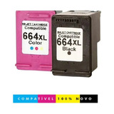 Kit 664xl Black E 664xl Color Compativel