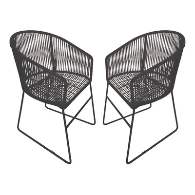 Silla Acapulco Neki Ikapali (set 2 Pzs) Color Ika-28 Negro | Meses sin interés