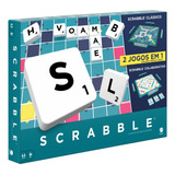 Jogo De Tabuleiro Scrabble 2 Em 1 Palavras Cruzadas - Mattel