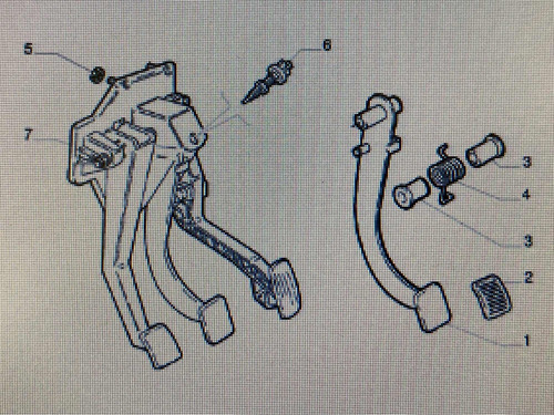 Sensor De Pedal De Freno Luces Fiat Ducato Foto 2