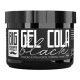 Gel Cola Black Fixação Extra Forte 300g Big Barber